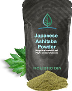 Holistic Bin Japanese Ashitaba Powder  Made With Ashitaba Leaves  Leaf Phyto Dense Chalcone  Angelica Keiskei  50 Grams