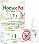Homeopet Feline Uti Plus, Safe And Natural Urinary Tract Supplement For Cats, Feline Urinary Tract Support, 15 Milliliters