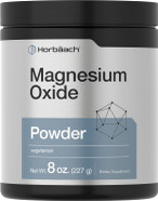 Horbäach Magnesium Oxide Powder | 400Mg | 8 Ounces (227 G) | Vegetarian, Non-Gmo, And Gluten Free Supplement