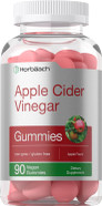 Horbäach Vegan Apple Cider Vinegar Gummies | 90 Count | Acv Supplement | Apple Flavor | Non-Gmo, Gluten Free Gummies For Adults