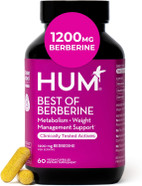 Hum Best Of Berberine Supplement 1200Mg - Pure Potency For Metabolic Wellness, Enhanced With Bioperine For Maximum Absorption (60 Capsules)