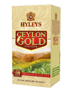 Hyleys Ceylon Gold Premium Black Tea - 25 Tea Bags (Gmo Free, Gluten Free, Dairy Free, Sugar Free And 100% Natural)