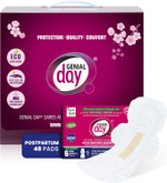 Hypoallergenic Extra Heavy Flow Pads With Far-Ir Anion Strip, Super Absorbent, Breathable, Vegan And Eco-Certified, Ultra Thin With Wings, Count 48 (Extra Heavy/Postpartum)