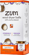 Indigo Wild Zum Laundry Dryer Balls Kit - Wool Laundry Balls For The Dryer - Essential Oil Spray - Reusable Drying Balls For Laundry - Patchouli - (3 Dryer Balls, 1 Aroma Blend)