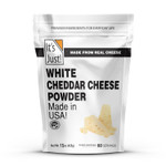 It'S Just - White Cheddar Cheese Powder, Traditional Sharp Flavor, Made In Usa, Rbst/Rbgh Hormone Free, 15Oz, Shelf Stable, Make Cheese Sauce, Sprinkle For Flavor