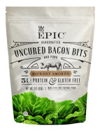 EPIC Hickory Smoked Bacon Bits, Keto Consumer Friendly - 3 Ounce (Pack of 1)