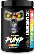 Jnx Sports The Curse! Pump  Stim-Free Pre-Workout | Sour Candy 40 Serves | Caffeine-Free Pump Pre Workout, Non-Stim Nitric Oxide Preworkout For Men & Women