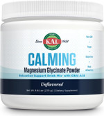 Kal Calming Magnesium Glycinate Powder Plus Citric Acid - Unflavored - Nervous System, Bone And Relaxation Support Drink Mix - No Sugar - 60-Day Guarantee, 40 Servings, 8.5 Oz