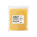 Krazy Sprinkles - Sugar Sands (1Lb, 1X Bag) Edible Decorative Sugar For Decorating Cakes, Ice Cream, Cookies, Pastries And Desserts By Bakell (Yelllow Pearl)