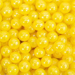 Krazy Sprinkles Yellow Pearl 8Mm Beads - (1/2 Cup 1X Jar) | Sprinkles For Baking & Decorating By Bakell