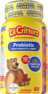 LIl Critters Probiotic Daily Gummy Supplement For Kids, For Digestive Health Support, Grape, Cherry And Orange Flavors, 60 Gummies