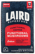 Laird Superfood Boost Coffee, Medium Roast Ground Beans Infused With Functional Mushrooms, Vitamin D And Olive Leaf Powder, 12 Oz. Bag
