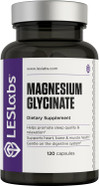 Les Labs Magnesium Glycinate  Supports Restful Sleep, Heart Health, Stress Relief, Metabolism, Nerve & Muscle Function, Gentle On The Digestive System  Non-Gmo Supplement  120 Capsules