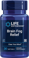 Life Extension Brain Fog Relief, Mango Leaf Extract, Standardized Peppermint Oil, Nootropic Brain Supplement For Clarity And Focus, Fast-Acting, Caffeine-Free, Gluten Free, Non-Gmo, 30 Softgels