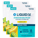 Liquid I.V.® Hydration Multiplier® Sugar-Free - Raspberry Lemonade | Electrolyte Powder Drink Mix | 3 Pack (42 Servings)
