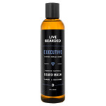Live Bearded Beard Wash, 8 Fl Oz - Water-Based Face Cleanser With All-Natural Ingredients For A Gentle, Deep Clean - Made In The Usa | Executive Scent - Cedar, Vanilla