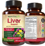 Liver Cleanse Detox & Repair | Herbal Liver Support Supplement W/ 20+ Liver Health Nutrients, Milk Thistle, Turmeric, Ginger, Dandelion, Zinc, Artichoke & More For Optimal Liver Support | 120 Capsules