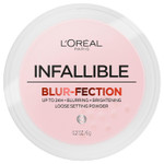 L'Oreal Paris Infallible Blur-Fection Longwear Loose Setting Powder, Blurring Face Powder With Up To 24Hrs Of Wear, Translucent Light, 1 Kit