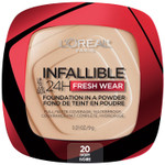 L'Oreal Paris Makeup Infallible Fresh Wear Foundation In A Powder, Up To 24H Wear, Waterproof, Hazelnut, 0.31 Oz