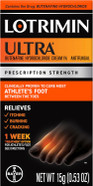 Lotrimin Ultra, One Week Athlete'S Foot Cream, 1.1 Oz Tube With Daily Prevention, Medicated Foot Powder, 1 Oz Bottle