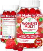 Lunakai Usa Made Womens Multivitamin Gummies - Delicious Daily 16 Multi Vitamins For Women - Supports Wellness, Energy & Essential Health, 60Ct