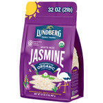 Lundberg Jasmine Rice, Regenerative Organic Certified  Non-Sticky, Aromatic Long-Grain White Rice, Responsibly Grown In California, 32 Oz