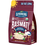 Lundberg White Basmati Rice, Regenerative Organic Certified  Non-Sticky, Fluffy & Aromatic Long-Grain Rice, Responsibly Grown In California, 32 Oz