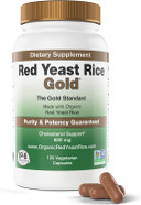 Made With 600 Mg Organic Red Yeast Rice - Ip6 International - 120 Vegetarian Capsules