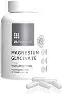 Magnesium Glycinate - High Absorption For Deep & Rem Sleep, Muscle Relaxation, & Stress Relief - Magnesium Bis-Glycinate | 60 Capsules