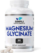 Magnesium Glycinate 400Mg Per Serving  High Absorption  Gentle On Stomach  Supports Sleep, Relaxation, Muscle, Bone & Immune Health  Non-Gmo, Vegan, 180 Capsules
