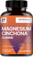 Magnesiun Cinchona 120 Capsules - Supplement For Digestive Health Support - Natural Cinchona Officinalis Bark - High Potency