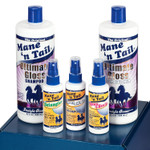 Mane 'N Tail Ultimate Gloss Shampoo And Conditioner 32 Ounce Each With 4 Ounce Detangler Spray, Spray 'N White, Spray'N Braid