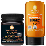 Manuka Doctor - Mgo 925+ Monofloral And Mgo 30+ Multifloral Squeezy Manuka Honey Value Bundle, 100% Pure New Zealand Honey. Certified. Guaranteed. Raw. Non-Gmo