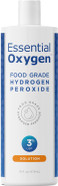 Essential Oxygen Food Grade Hydrogen Peroxide, Natural Cleaner, 3% Usp, White, 16 Ounce