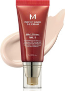 Missha M Perfect Cover Bb Cream No.13 Bright Beige - Fair With Cool Undertone Spf 42 Pa +++ 1.69 Fl Oz - Tinted Moisturizer For Face With Spf