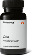 Momentous Zinc Picolinate 15 Mg - Immunity & Hormone Support - Bioavailable Zinc Supplement - Promotes Joint Health & Lean Muscle Mass - Nsf Certified For Sport® - Gmo-Free & Gluten-Free - 60 Servings
