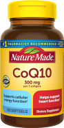 Nature Made Coq10 300Mg Per 3 Softgels, Heart Health & Antioxidant Support, 120 Softgels, 40 Day Supply