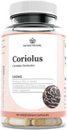 Nature Restore Coriolus Versicolor Mushroom Extract Supplement, 30 Percent Polysaccharides, Non Gmo, Gluten Free, 90 Capsules, Original Turkey Tail Mushroom Supplement