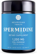 Neurogan Spermidine Supplement - 1200Mg - 99% Pure 100X More Potent Than Rice & Wheat Germ Extract - For Cellular Health, Anti-Aging & Energy* - Made In Usa - 10Mg Per Serving - 120 Servings