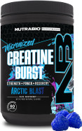 Nutrabio Pure Micronized Creatine Monohydrate Powder Supplement, Arctic Blast, (300 G) - Supports Bulk Muscle Energy, Recovery, And Strength - Hplc Tested Creatine Powder Supplement For Men And Women
