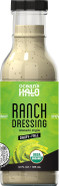 Ocean'S Halo Organic Ranch Dressing & Marinade, Wasabi Flavor, 12 Fl Oz, Dairy-Free