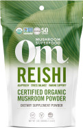 Om Mushroom Superfood Reishi Gummies, Usa Grown Organic Mushrooms, Supports Immune Health, Balance, & Stress, 60 Count, 30 Servings Gummy Supplements