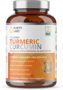 Organic Turmeric Curcumin With Black Pepper Bioperine 2,250 Mg/Serving, 95% Curcuminoids - Antioxidant Joint Supplement, Muscle & Brain Support - Turmeric Supplement, Non-Gmo, Vegetarian, 120 Capsules