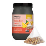 Paromi Hibiscus Berry Organic Herbal Tea, Resealable Pouch, 15 Count
