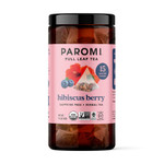 Paromi Hibiscus Berry Organic Herbal Tea, Signature Jar, 15 Count