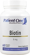 Patient One Biotin 8Mg | Supplement To Support Hair, Skin And Nail Health* | 60 Capsules