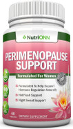 Perimenopause Supplement For Women - Natural Support For Hot Flashes & Night Sweats - Improved Mood & Sleep - 11 Herbal Ingredients With Black Cohosh & Red Clover - Hormone Balance - Non-Gmo