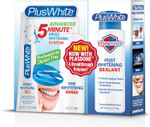 Plus White Advanced 5 Minute Speed Whitening System - Pre & Post Whitening Rinse - Brighten Teeth & Prevent Stains - Professional At-Home Teeth Whitening System - Dentist Approved Ingredients