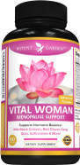 Potent Garden Menopause Relief Supplement With Black Cohosh, Soy Isoflavones, And Don Quai, Hot Flash Relief & Night Sweats Relief For Women, Non-Gmo, 60 Capsules, 30 Servings