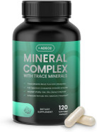 Premium Blend Of 52 Trace Minerals Complex With Essential Minerals In Chelated Form  All Natural And 100% Organic - 120 Capsules - Full Spectrum Ionic Mineral Blend - Safe For Women And Men